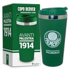 Copo Palmeiras Térmico Emborrachado Inox Licenciado Oficial 450ml - Brasfoot