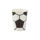 Copo Papel Tema 270ml Bola de Futebol - 10 unid
