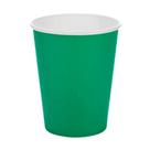 Copo Papel Tema 270ml Liso Verde Bandeira - 10 unid