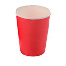 Copo Papel Tema 270ml Liso Vermelho - 10 unid