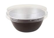 Copo para assar KitchenDance de alumínio descartável 118 mL com tampa 500 Copo para assar KitchenDance de alumínio descartável 118 mL com tampa 500