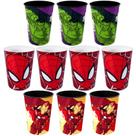 Copo para Base de Ovo de Páscoa Caseiro Hulk Aranha e Homem de Ferro Kit 10