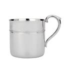 Copo para Bebê Reed & Barton Royal Bead Silverplate - 120ml