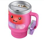 Copo para beber Fisher-Price Wake Up & Learn Pink