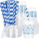 Copo para beber FYSUIMU 12 onças Blue Ocean Set 50 unidades