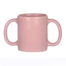 Copo para beber HealthGoods em caneca de alça dupla 350 ml de pêssego Copo para beber HealthGoods em caneca de alça dupla 350 ml de pêssego