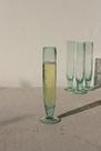 Copo para beber KALALOU Tall Recycled Green Flute Set 6 Copo para beber KALALOU Tall Recycled Green Flute Set 6