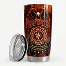 Copo para beber SANDJEST Firefighter, copo de aço inoxidável de 20 onças