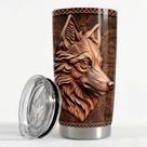 Copo para beber SANDJEST Wolf 591ml Copo de aço inoxidável Copo para beber SANDJEST Wolf 591ml Copo de aço inoxidável