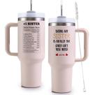 Copo para beber VoziSpace Sister Tumbler 1,2 L em aço inoxidável