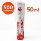 Copo para café chá dose aperitivo bar empresa cantina branco 50ml 500uni