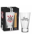 Copo para Caipirinha Long em Vidro com Socador Corinthians 400ml - BrasFoot