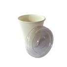 Copo para Delivery de Papel Térmico Biodegradável Branco 140 ml c/ Tampa 100 unid.