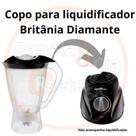 Copo para liquidificador Britania Diamante black translúcido Copo para liquidificador Britania Diamante black translúcido