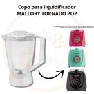 Copo para liquidificador MALLORY TORNADO modelo NOVO Vita mais - Flash Mix + 450w Copo para liquidificador MALLORY TORNADO modelo NOVO Vita mais - Flash Mix + 450w