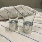 Copo Para Shot Em Vidro E Estanho Imperial Estanhos MG-Pç Copo Para Shot Em Vidro E Estanho Imperial Estanhos MG-Pç