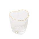 Copo para Shot Lyor Coração de Vidro com Fio de Ouro 50ml Copo para Shot Lyor Coração de Vidro com Fio de Ouro 50ml