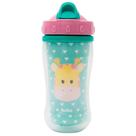 Copo parede dupla c/ canudo animal fun girafa - buba Copo parede dupla c/ canudo animal fun girafa - buba