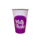 Copo Personalizado De Papel P/ Milk Shake 300ml - 100 Unid