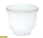 Copo Pic 110 Cristal 110ml Com 10 Com Tampa Plastilânia