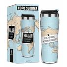 Copo Plast Inox Temas New Viajar Pelo Mundo