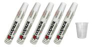 Copo Plástico 180ml Branco Pacote C 100u Kit 5
