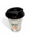 Copo Plástico 360mL Frases Sortidas com Tampa Jaguar Tipo Americano Bucks