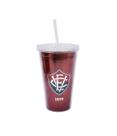 Copo Plástico com canudo 500ML - Vitória