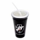Copo Plástico com Canudo Vasco - Mileno Copo Plástico com Canudo Vasco - Mileno