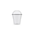 Copo Plástico Crystal Bello 150ml Tampa Bolha Plastilânia Pacote 20 unidades