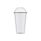 Copo Plástico Crystal Bello 300ml Tampa Bolha Plastilânia Pacote 20 unidades