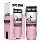 Copo Plástico Inox Temas New - Amor que nos Transforma