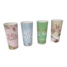 Copo Plástico Long Drink Natal 350ml Estampa Sortida - Kozi Plast Copo Plástico Long Drink Natal 350ml Estampa Sortida - Kozi Plast