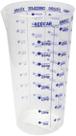 Copo Plastico Medidor Dosador Graduado 500 Ml Top Cor Azul