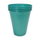 Copo Plástico Perolado Verde 200ml c/50 - Bello - Docemalu