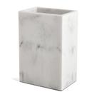 Copo Porta Escova de Dente em Poliresina Branco 12cm 17584 Mart