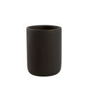 Copo Porta Objetos Banheiro Cimento Preto 10cm Mart