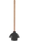 Copo preto Plunger LDR Industries 6" com alça de 41 cm