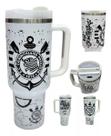 Copo Quencher Térmico 1200ml Corinthians Com Canudo Copo Quencher Térmico 1200ml Corinthians Com Canudo