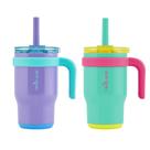 Copo REDUCE Coldee 400 ml com alça para crianças, pacote com 2 unidades de aço inoxidável