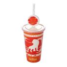 Copo Refri Infantil 500mL Rei Leão Mufasa com Canudo Tampa Protetora Antivazamento Plástico Durável Leve e Reutilizável Copo Refri Infantil 500mL Rei Leão Mufasa com Canudo Tampa Protetora Antivazamento Plástico Durável Leve e Reutilizável
