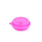Copo Reutilizável de Silicone Retratil 480 Ml - Rosa
