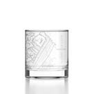 Copo Rocks Well Told Avalon NJ Mapa 325ml Transparente