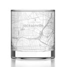Copo Rocks Well Told Mapa de Jacksonville 325ml Transparente