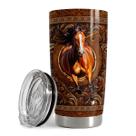 Copo SANDJEST Horse 600ml isolado em aço inoxidável