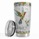 Copo SANDJEST Hummingbird 600ml isolado em aço inoxidável