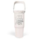 Copo SANDJEST Mama Bear 30 onças com alça de aço inoxidável e tampa giratória Copo SANDJEST Mama Bear 30 onças com alça de aço inoxidável e tampa giratória
