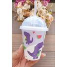 Copo shake c/ canudo 360ml kids