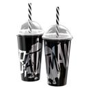 Copo Shake com Canudo Infantil do Batman DC Comics 500ML