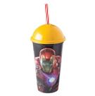 Copo shake - homem de ferro - 500ml 8637 - plasutil